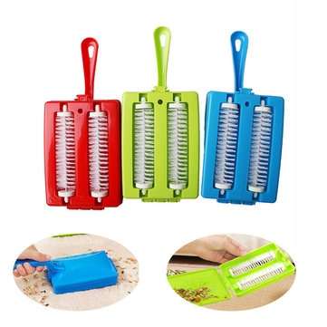 Plastic Hand-held Carpet Debris Cleaning Brushes Sofa Carpet Pet Hair Brush Multi-functional Dust Cl