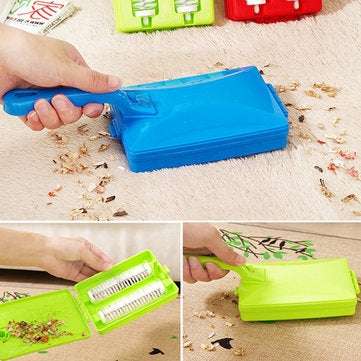 Plastic Hand-held Carpet Debris Cleaning Brushes Sofa Carpet Pet Hair Brush Multi-functional Dust Cl