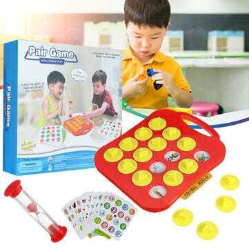 Matching Pair Game Educational Interactive Puzzle Toy Promotes Brain and Hand Development Parent Chi