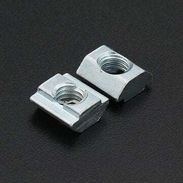 Machifit 50pcs M6 T Sliding Nut Carbon Steel T Sliding Nut for 2020 Aluminum Profile