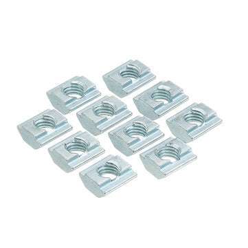 Machifit 50pcs M6 T Sliding Nut Carbon Steel T Sliding Nut for 2020 Aluminum Profile