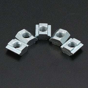 Machifit 50pcs M6 T Sliding Nut Carbon Steel T Sliding Nut for 2020 Aluminum Profile
