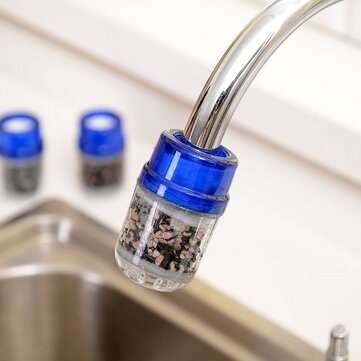 Mini Activated Carbon Faucet Mount Filter Filtration Household Kitchen Water Tap Clean Purifier Cart