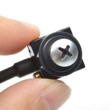 Mini Hidden HD 600TVL CMOS Lens CCTV white Screw Covert Home Security Camera