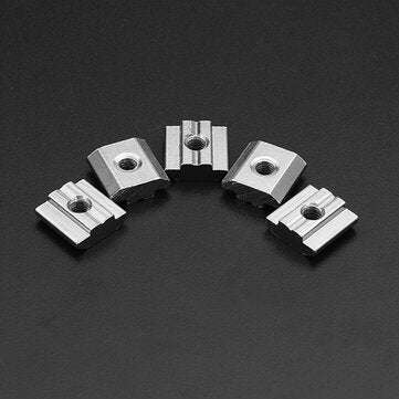 Machifit 50pcs M5 T Sliding Nut Carbon Steel Zin Plated T Sliding Nut for 3030 Aluminum Profile