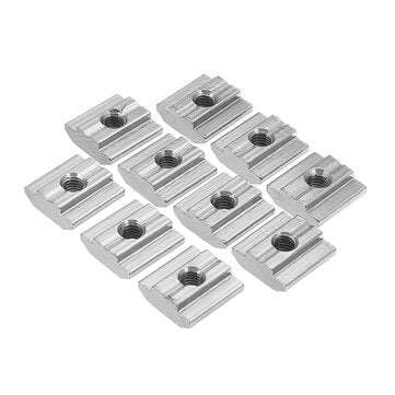 Machifit 50pcs M5 T Sliding Nut Carbon Steel Zin Plated T Sliding Nut for 3030 Aluminum Profile