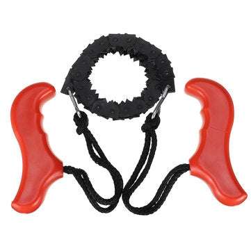 Pocket Hand Chainsaw Outdoor Survival Camping Hiking Wood Cutting Chain Saw (COLOR: RED)