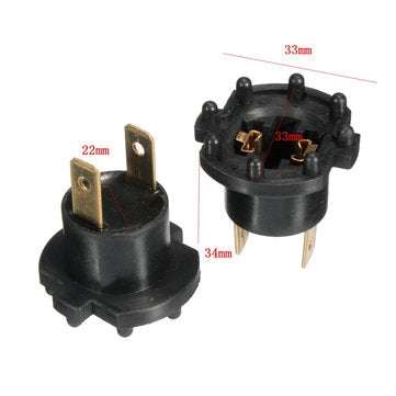 Pair Headlight Socket Holder For Dorman Bulb Mazda 3 5 Kawasaki Aprilia B28V510A3