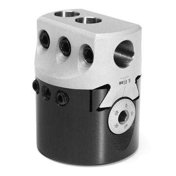 Machifit 50mm MT3-M12 Morse Taper Boring Bar Boring Head for Lathe Milling Lathe Tools