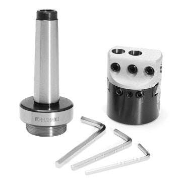 Machifit 50mm MT3-M12 Morse Taper Boring Bar Boring Head for Lathe Milling Lathe Tools