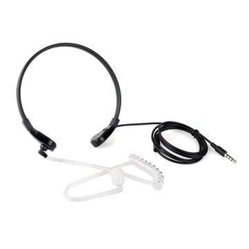 Retevis Black 1 Pin 3.5mm Throat MIC Earpiece Covert Air Tube Earpiece For Universal Mobile Phones I