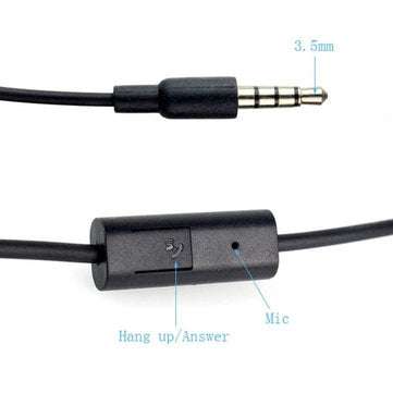 Retevis Black 1 Pin 3.5mm Throat MIC Earpiece Covert Air Tube Earpiece For Universal Mobile Phones I