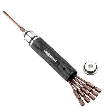 Raitool 6 in 1 Magnetic Hex Screwdriver Portable Repair Tools For TV Watch Camera Computer