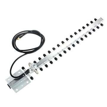 RP-SMA 2.4GHz 25dBi Directional Outdoor WiFi Antenna Wireless Yagi Antenna with Cable for Extending