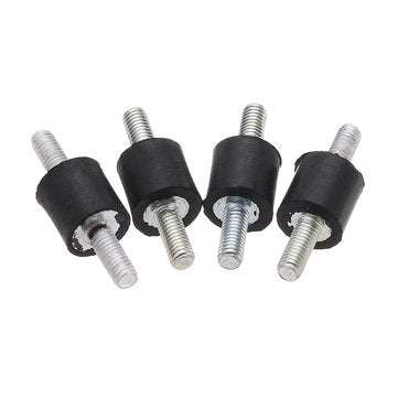 Machifit 4pcs M3 8x8mm Rubber Mounts Double Ends Screw Anti Vibration Mount Rubber Shock Absorber