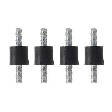 Machifit 4pcs M3 8x8mm Rubber Mounts Double Ends Screw Anti Vibration Mount Rubber Shock Absorber