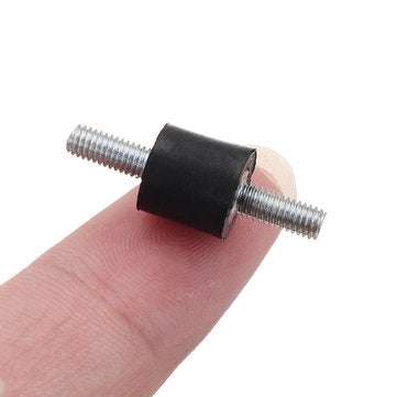 Machifit 4pcs M3 8x8mm Rubber Mounts Double Ends Screw Anti Vibration Mount Rubber Shock Absorber