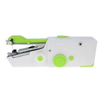 Mini Electric Sewing Machine Handheld Portable Household Sewing Machine (COLOR: GREEN)