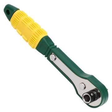 Mini 1/4 Screwdriver Rod Adjustable Fast Ratchet Wrench Quick Socket Wrench Tools
