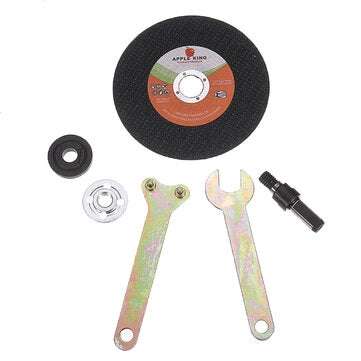 Stainless Steel Cutting Disc with 5pcs Flange Nuts Grinding Accessories for Cutting