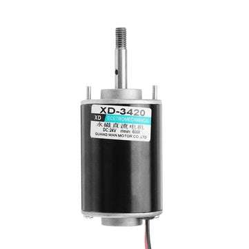 Machifit 3420 Motor 24V 6000rpm Permanent Magnet Motor DC Motor for DIY Generator