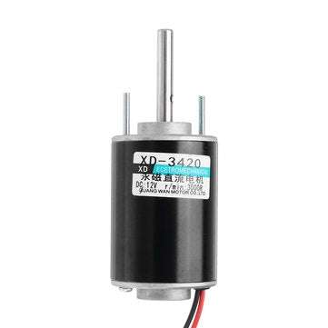 Machifit 3420 Motor 12V 3000rpm Permanent Magnet Motor DC Motor Adjustable Reversing Motor