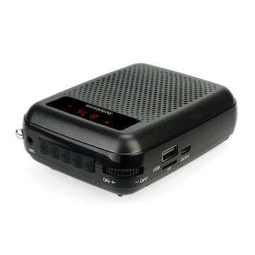 Retekess PR16R Portable Digital Display Screen FM Voice Amplifier with Recording Function and Large