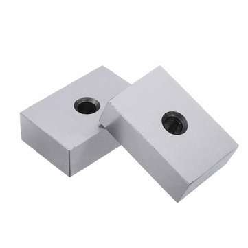Machifit 2pcs 1x2x3 Inch Blocks 1 Hole Parallel Clamping Block Lathe Tools Precision 0... (SIZE: #2)