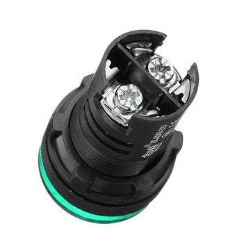 Machifit 22mm Digital AC Voltmeter AC 50-500V Voltage Meter Gauge Digital Display Indicator Green