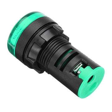 Machifit 22mm Digital AC Voltmeter AC 50-500V Voltage Meter Gauge Digital Display Indicator Green