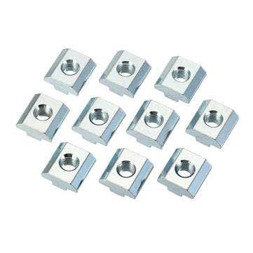 Machifit 20pcs M8 Zinc Plate Coated T Sliding Nut for 4040 Series Alumunium Profiles