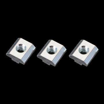 Machifit 20pcs M8 Zinc Plate Coated T Sliding Nut for 4040 Series Alumunium Profiles