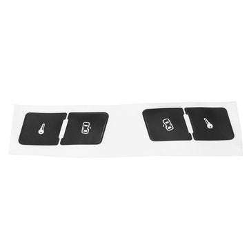 Matte Black Car Door Lock Switch Button Repair Stickers Decals Pin For Audi A3L