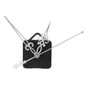 Silent DIY Quartz Wall Clock Movement Mechanism Mute Hands Repair Tool Parts Kit (COLOR.: SILVER)