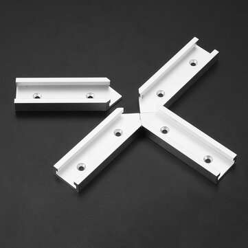 Machifit 200mm Cross T-track Connector Set 30 Type T-slot Miter Track Jig Fixture Slot Connector