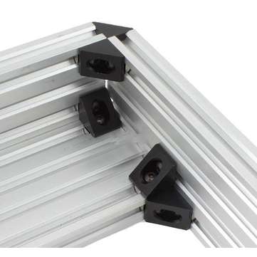 Machifit 20 Series 90 Degree Angle Corner Connector Bracket for 2020 V-slot Aluminum Extrusions Prof