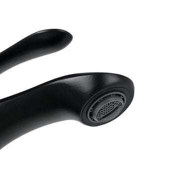 Matte Black Bathroom Sink Faucet Basin Cold/Hot Mixer Tap Single Handle