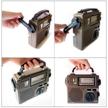 TECSUN GR-88P Digital Radio Receiver Emergency Light Radio Dynamo Radio With Built-In Speaker Manual