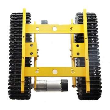 T100 WIFI Aluminum Smart Tank Chassis Robot Car DIY Kit (COLOR.: SILVER)