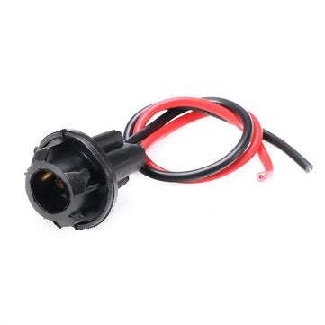 T10  Dashboard Socket Plug LED Incandescent Wire Motorcycle