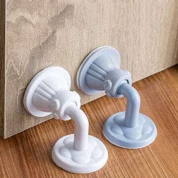 Silicone Door Stopper Floor Mounted Doorstop Holder Adhesive Door Suction (COLOR: GREY)