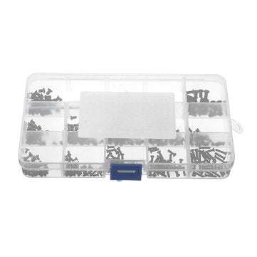 Suleve MXZP1 360Pcs M2 M2.5 M3 Mini P hillips Screw Flat Head Zinc-Plated Electronic Notebook Lap