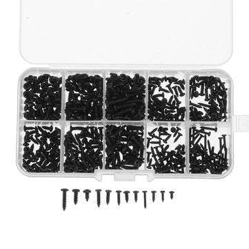Suleve MXCP4 500Pcs P hilips Button Head Screw Carbon Steel Mini Electronic Notebook Laptop Repai
