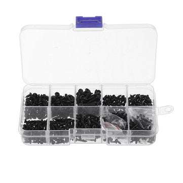 Suleve MXCP4 500Pcs P hilips Button Head Screw Carbon Steel Mini Electronic Notebook Laptop Repai