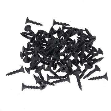Suleve M3.5CP2 1000Pcs M3.5 20mm Corss Black Recessed Flat Head Self Tapping Ash Phosphorus Drywall