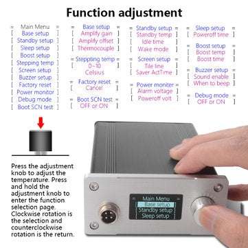 STC T12 OLED Soldering Station Quick Heating Electronic Welding Iron 200-450 100-240V with 9501 H