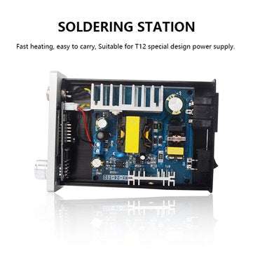 STC T12 OLED Soldering Station Quick Heating Electronic Welding Iron 200-450 100-240V with 9501 H