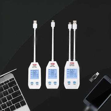 UNI-T UT658C Type C Electric USB Voltage Safety Tester Voltmeter Amperemeter Charger Capacity Meter