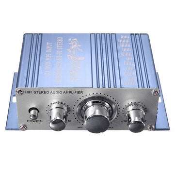Mini 2 Channel DC 12V Car Power LED Light Amplifier (COLOR.: BLUE)