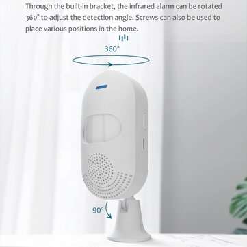 Tuya WIFI Independent Infrared Detection Alarm PIR Motion Detector Sensor for Home Security Work Wit
